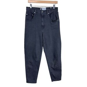 Levi's Silver Tab High-Waist Faded Black Mom Jeans